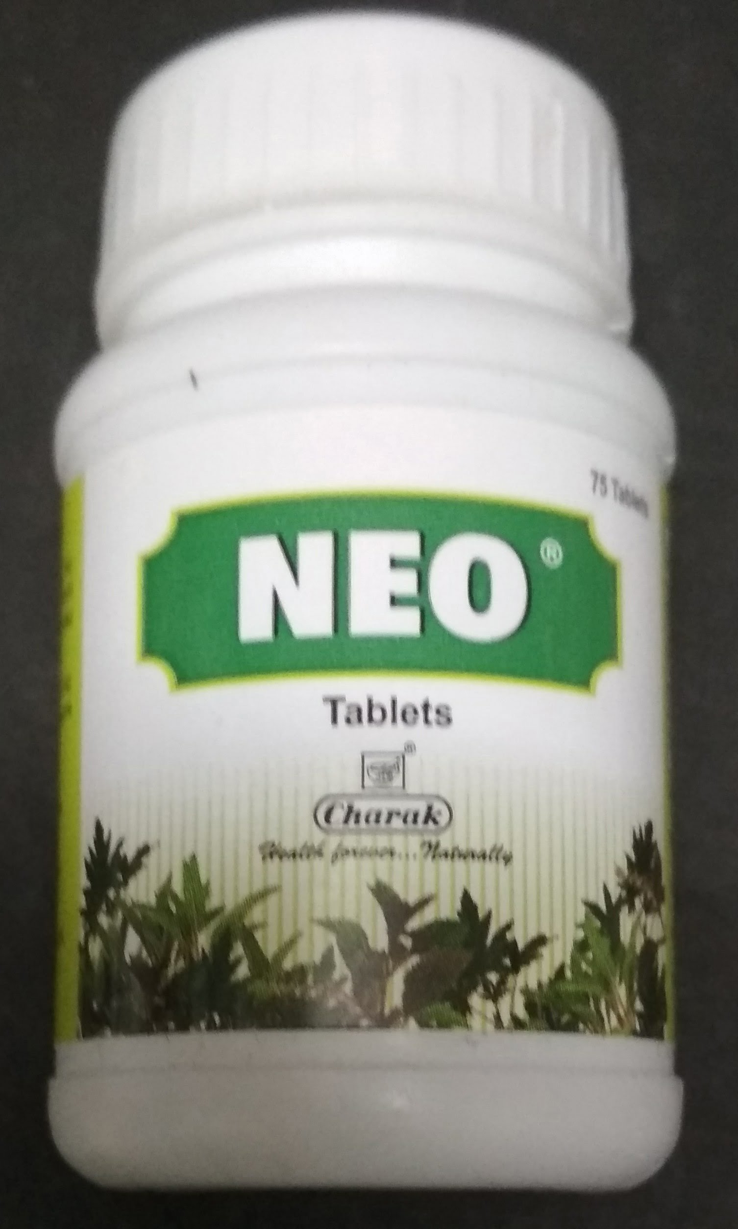 neo tab 75 tablets upto 15% off charak phytocare
